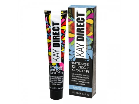 KAY DIRECT PASTEL Blue (pastelinė melsva) tiesioginio pigmento plaukų dažai be amoniako ir peroksido profesionaliam naudojimui 100ml
